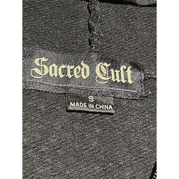 Vintage Y2K Sacred Cult Womens Hoodies Size Small Rhinestones - Picture 3 of 10